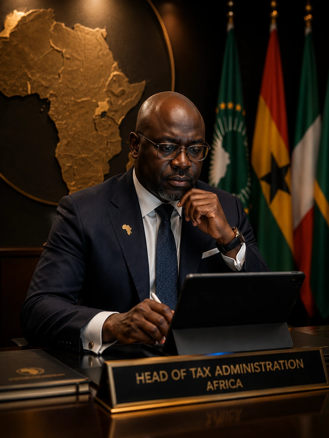 Portrait representing the primary user persona, a senior tax administration official