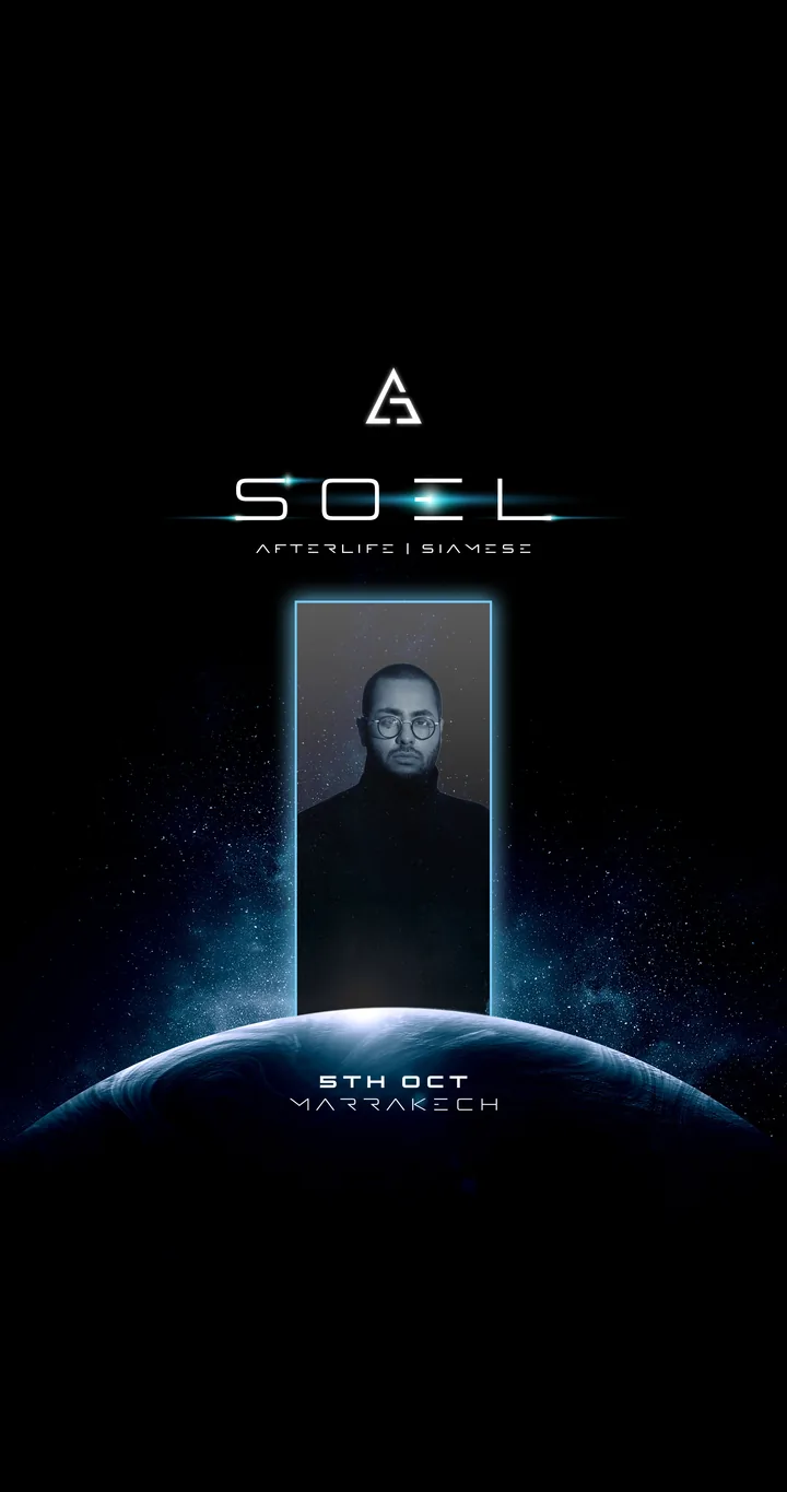 Artist flyer: Soel, 5th Oct Marrakech.